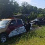 Guardia Estatal atiende accidente con volcadura en la Carretera Victoria – Monterrey