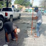 Rehabilita Gobierno de Reynosa banqueta peatonal en Calle Cuarta de la colonia Ribereña