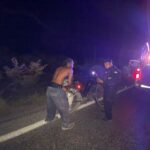 En su travesía hacia Brasil, ciclista extranjero recibe apoyo de la Guardia Estatal