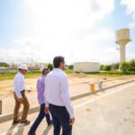 Supervisó Carlos Peña Ortiz rehabilitación del bordo de contención del Canal Rodhe