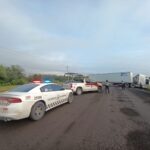 Alerta: circulación cerrada en ambos sentidos de la Carretera Victoria-Monterrey por choque de tractocamiones