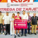 Destacó Carlos Peña Ortiz trabajo en equipo de atletas reynosenses, al entregar Tarjetas de Becas Deportivas