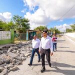 Pavimenta Gobierno de Carlos Peña Ortiz la calle Doctor Rodríguez