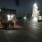 Realiza Servicios Públicos barrido nocturno de avenidas principales