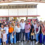 Recibieron familias de La Cañada a Carlos Peña Ortiz y el programa Subsidio del Agua