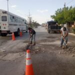Exhorta Gobierno de Reynosa a tomar precauciones en zonas de bacheo