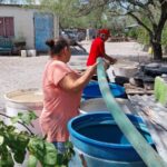 Llevó Gobierno Municipal agua potable a ejidos El Banco y Los Cavazos