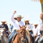 Cabalgata une a los pueblos: Olga Sosa en el 399 aniversario de Palmillas