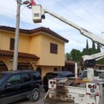 Atendió Servicios Públicos de Reynosa alumbrado en la colonia Francisco Sarabia