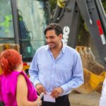Supervisó Carlos Peña Ortiz la rehabilitación de pavimento en Residencial del Valle