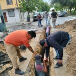 Rehabilita COMAPA drenaje sanitario en la colonia Narciso Mendoza
